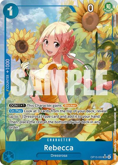 Rebecca - OP15-053 - Super Rare (Alternate Art) - Adventure on Kami's Island