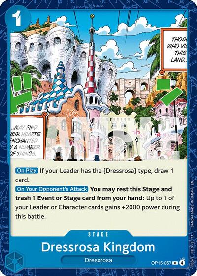 Dressrosa Kingdom - OP15-057 - Common - Adventure on Kami's Island