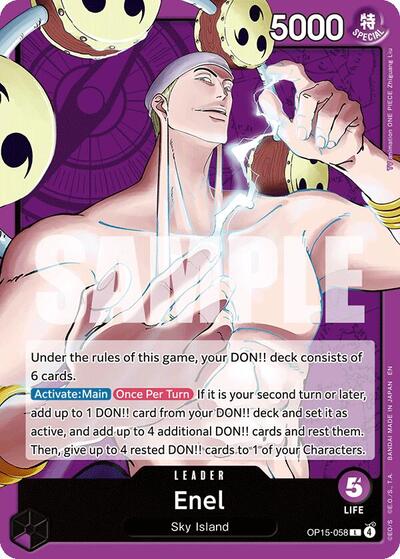 Enel - OP15-058 - Leader - Adventure on Kami's Island