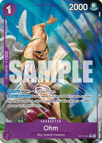 Ohm - OP15-061 - Rare (Alternate Art) - Adventure on Kami's Island
