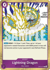 Lightning Dragon - OP15-077 - Rare - Adventure on Kami's Island
