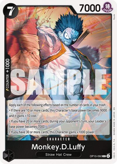 Monkey.D.Luffy - OP15-092 - Rare - Adventure on Kami's Island