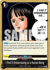 I Find It Embarrassing as a Human Being - OP15-097 - Common - Adventure on Kami's Island