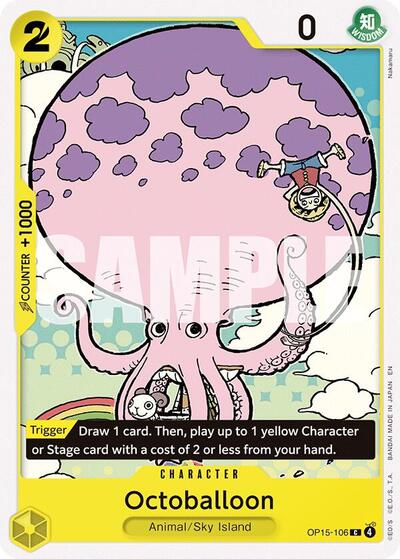 Octoballoon - OP15-106 - Common - Adventure on Kami's Island