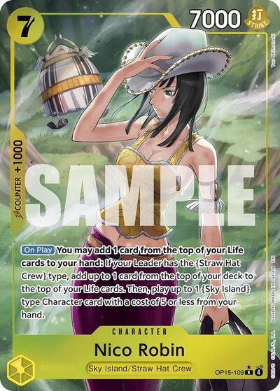 Nico Robin - OP15-109 - Rare (Alternate Art) - Adventure on Kami's Island