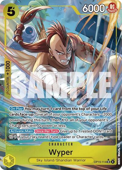 Wyper - OP15-114 - Super Rare (Alternate Art) - Adventure on Kami's Island