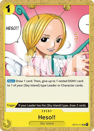 Heso!! - OP15-117 - Uncommon - Adventure on Kami's Island