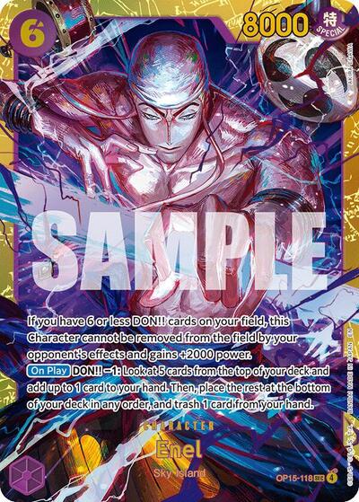 Enel - OP15-118 - Secret Rare - Adventure on Kami's Island