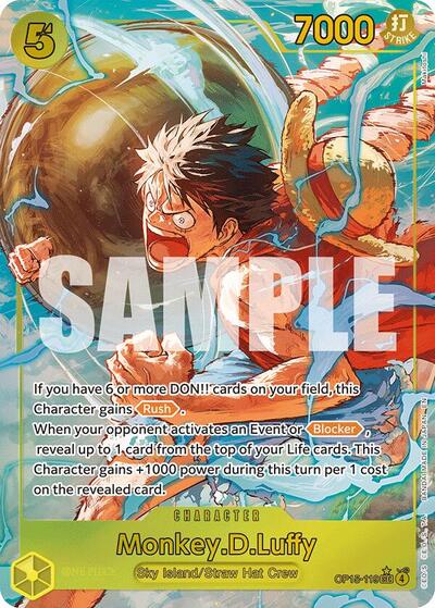Monkey.D.Luffy - OP15-119 - Secret Rare (Alternate Art) - Adventure on Kami's Island
