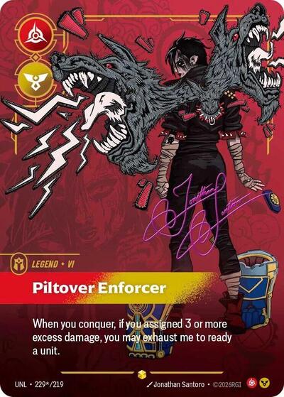 Vi, Piltover Enforcer - 229*/219 - Showcase (Signature) - Unleashed