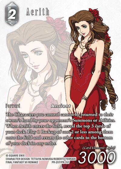 Aerith - PR-207/PR-157 - Promo - FF: Promo Cards