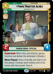 Prime Minister Almec - Scheming Populist - 28/84 - Rare - Twin Suns