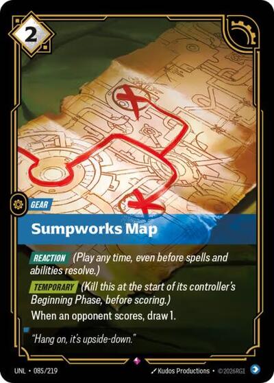 Sumpworks Map - 085/219 - Rare - Unleashed