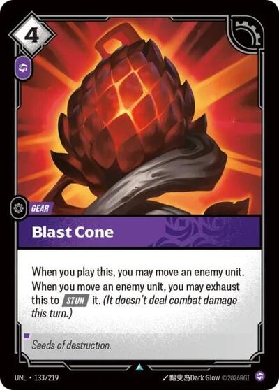 Blast Cone - 133/219 - Uncommon - Unleashed
