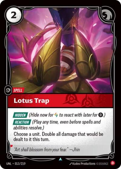 Lotus Trap - 013/219 - Uncommon - Unleashed