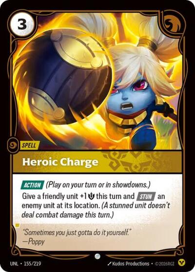 Heroic Charge - 155/219 - Common - Unleashed