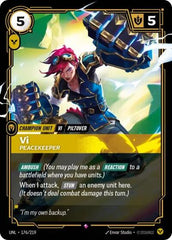 Vi, Peacekeeper - 176/219 - Rare - Unleashed