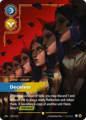 LeBlanc, Deceiver - 235/219 - Showcase (Overnumbered) - Unleashed
