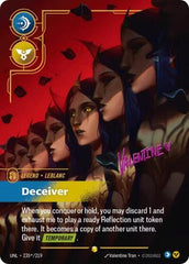 LeBlanc, Deceiver - 235*/219 - Showcase (Signature) - Unleashed