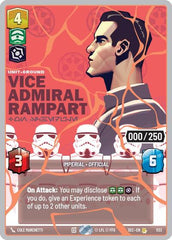 Vice Admiral Rampart - On Schedule (Serialized) (Rose Gold) - 1133 - Rare - Secrets of Power