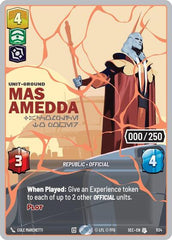 Mas Amedda - Accomplice to Power (Serialized) (Rose Gold) - 1134 - Uncommon - Secrets of Power