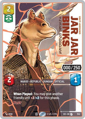 Jar Jar Binks - Mesa Propose (Serialized) (Rose Gold) - 1143 - Uncommon - Secrets of Power