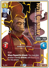 Nute Gunray - Escaping Justice (Serialized) (Gold) - 1130 - Rare - Secrets of Power
