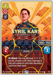 Syril Karn - Where Is He? (Serialized) (Gold) - 1137 - Rare - Secrets of Power