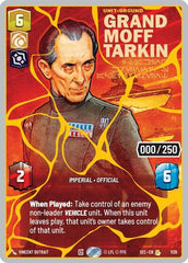 Grand Moff Tarkin - Taking Krennic's Achievement (Serialized) (Gold) - 1139 - Rare - Secrets of Power