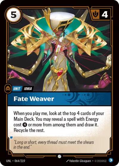 Fate Weaver - 064/219 - Common - Unleashed