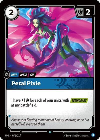 Petal Pixie - 076/219 - Uncommon - Unleashed
