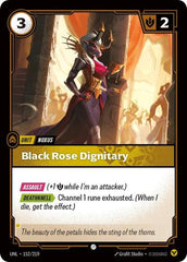 Black Rose Dignitary - 152/219 - Common - Unleashed