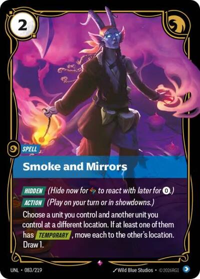 Smoke and Mirrors - 083/219 - Rare - Unleashed