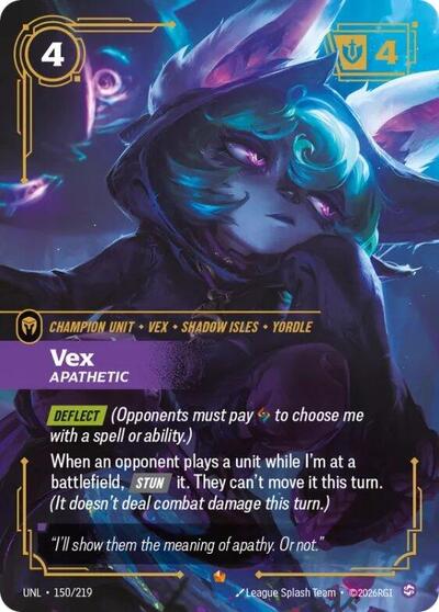 Vex, Apathetic - 150/219 - Epic - Unleashed
