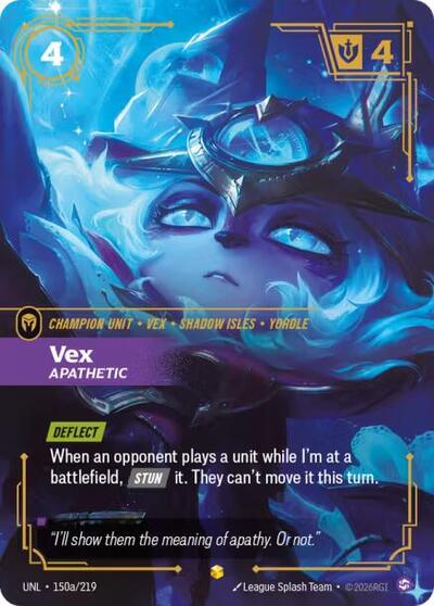 Vex, Apathetic - 150a/219 - Showcase (Alternate Art) - Unleashed