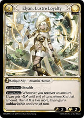 Elyan, Lustre Loyalty - 219 - Super Rare - Radiant Origins: Pantheon