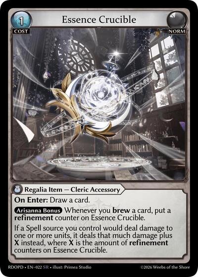 Essence Crucible - 022 - Super Rare - Radiant Origins: Pantheon