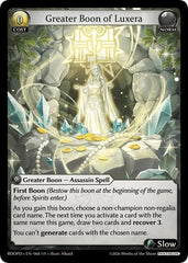 Greater Boon of Luxera - 068 - Super Rare - Radiant Origins: Pantheon