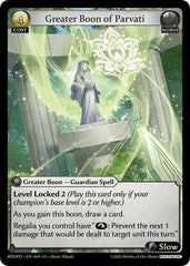 Greater Boon of Parvati - 069 - Super Rare - Radiant Origins: Pantheon