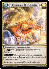 Insignia of the Corhazi - 035 - Rare - Radiant Origins: Pantheon