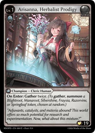 Arisanna, Herbalist Prodigy - 004 - Common - Radiant Origins: Pantheon