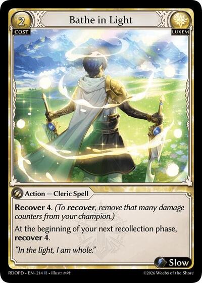 Bathe in Light - 214 - Rare - Radiant Origins: Pantheon