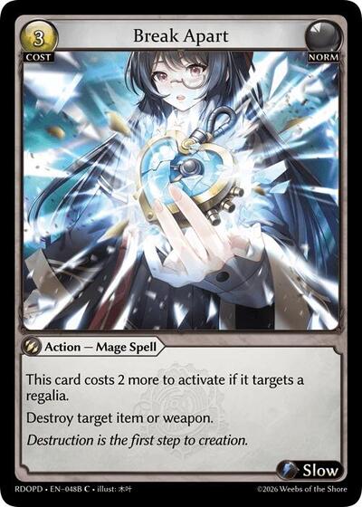 Break Apart (048B) - 048B - Common - Radiant Origins: Pantheon