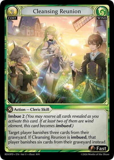 Cleansing Reunion - 166 - Uncommon - Radiant Origins: Pantheon