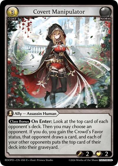 Covert Manipulator - 050 - Rare - Radiant Origins: Pantheon