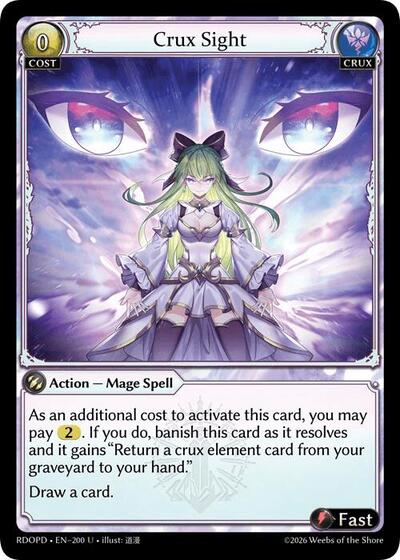Crux Sight - 200 - Uncommon - Radiant Origins: Pantheon