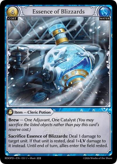Essence of Blizzards - 155 - Uncommon - Radiant Origins: Pantheon