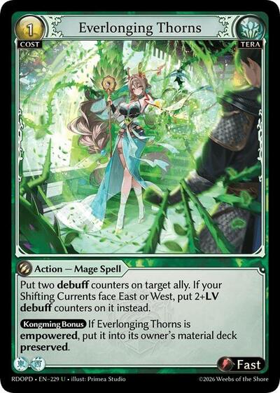 Everlonging Thorns - 229 - Uncommon - Radiant Origins: Pantheon