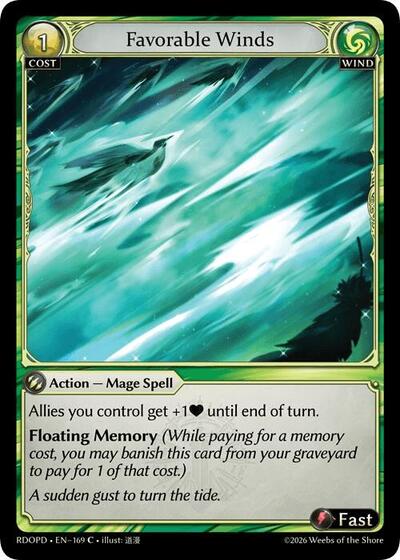 Favorable Winds - 169 - Common - Radiant Origins: Pantheon