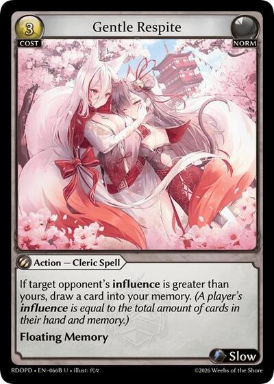 Gentle Respite (066B) - 066B - Uncommon - Radiant Origins: Pantheon